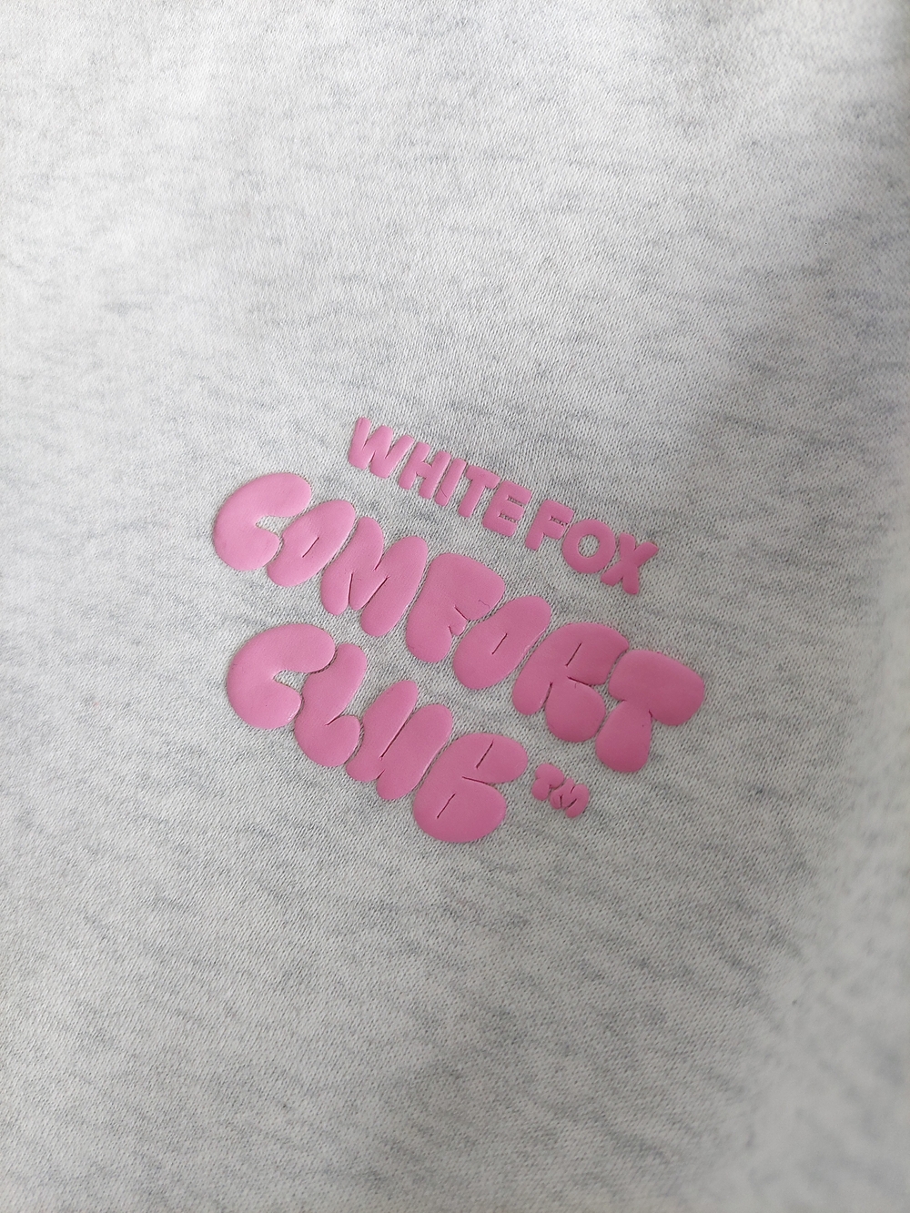White Fox Women's XS/S Oversized Hoodie Sweatshirt Pink Logo - Picture 5 of 8